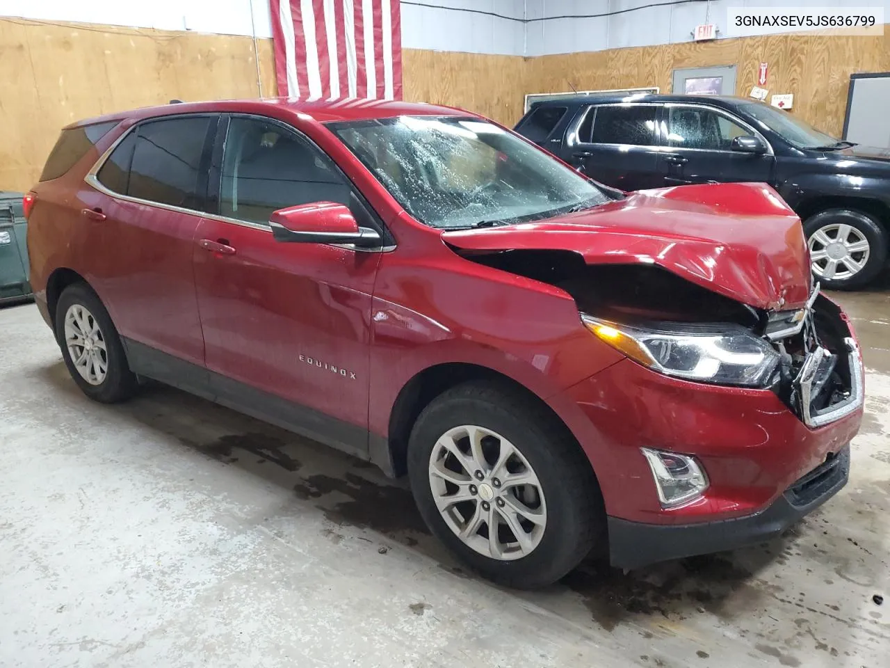 2018 Chevrolet Equinox Lt VIN: 3GNAXSEV5JS636799 Lot: 74022044