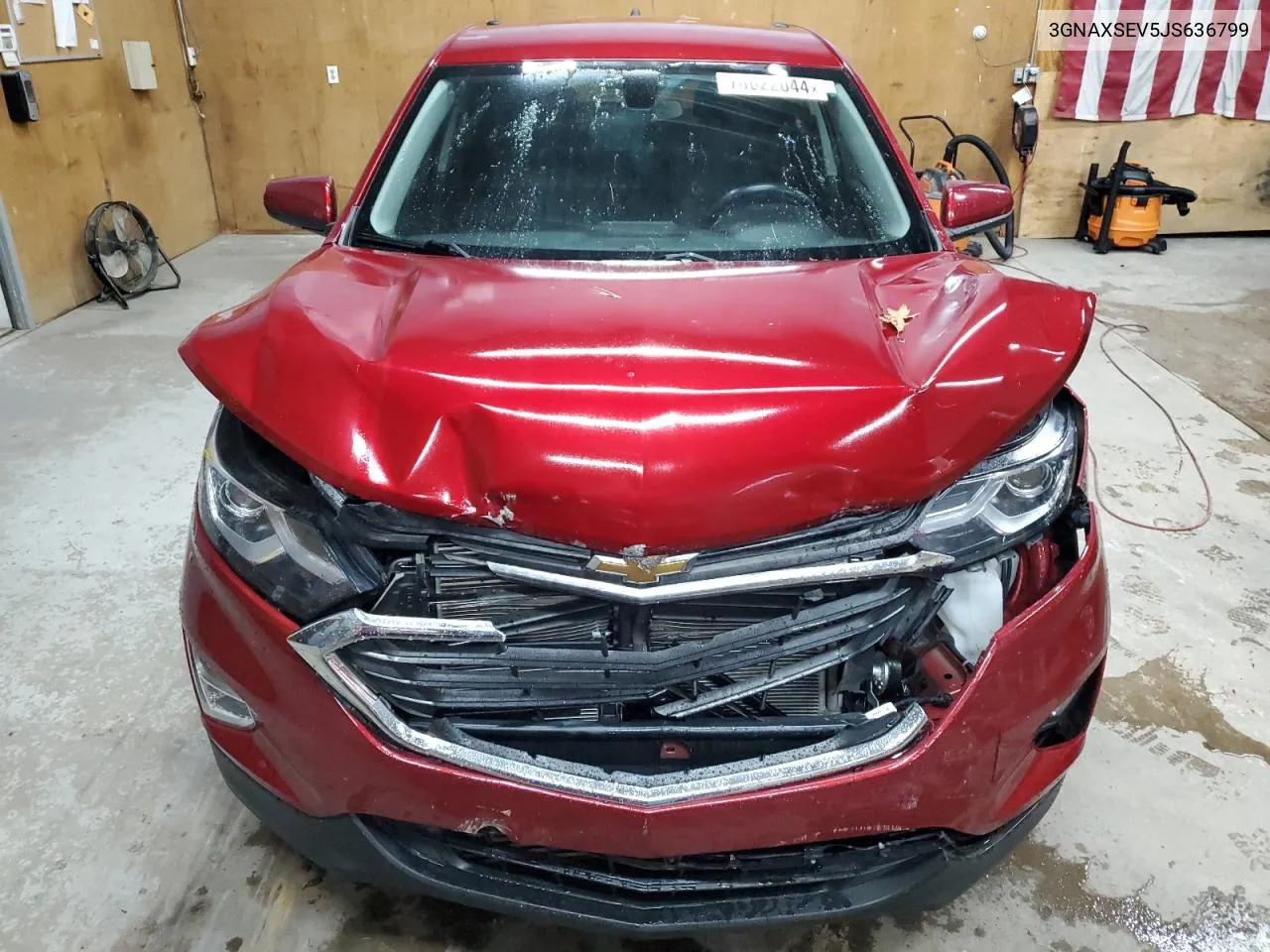 2018 Chevrolet Equinox Lt VIN: 3GNAXSEV5JS636799 Lot: 74022044