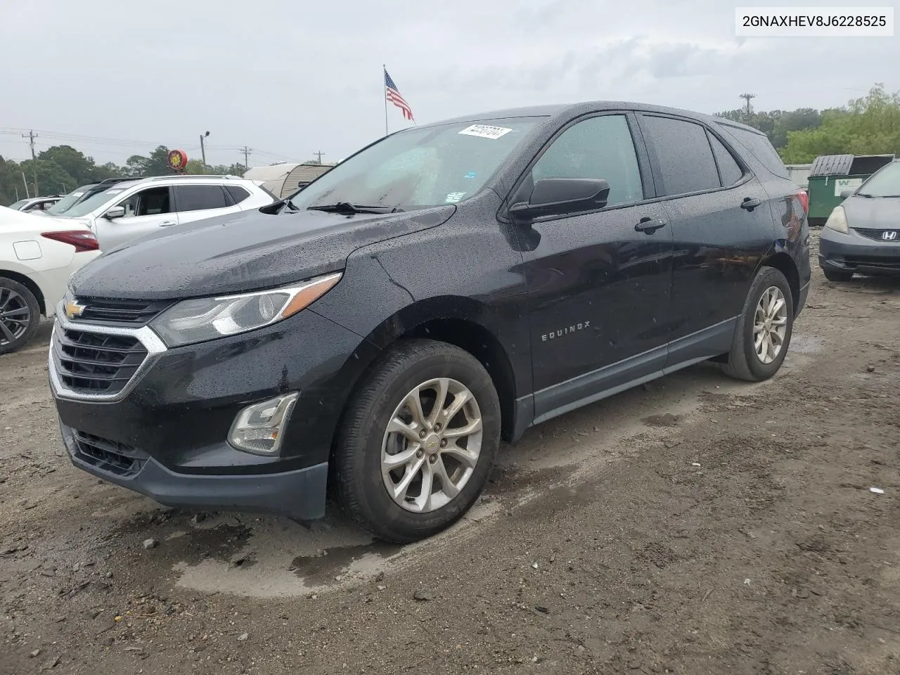 2018 Chevrolet Equinox Ls VIN: 2GNAXHEV8J6228525 Lot: 74055704