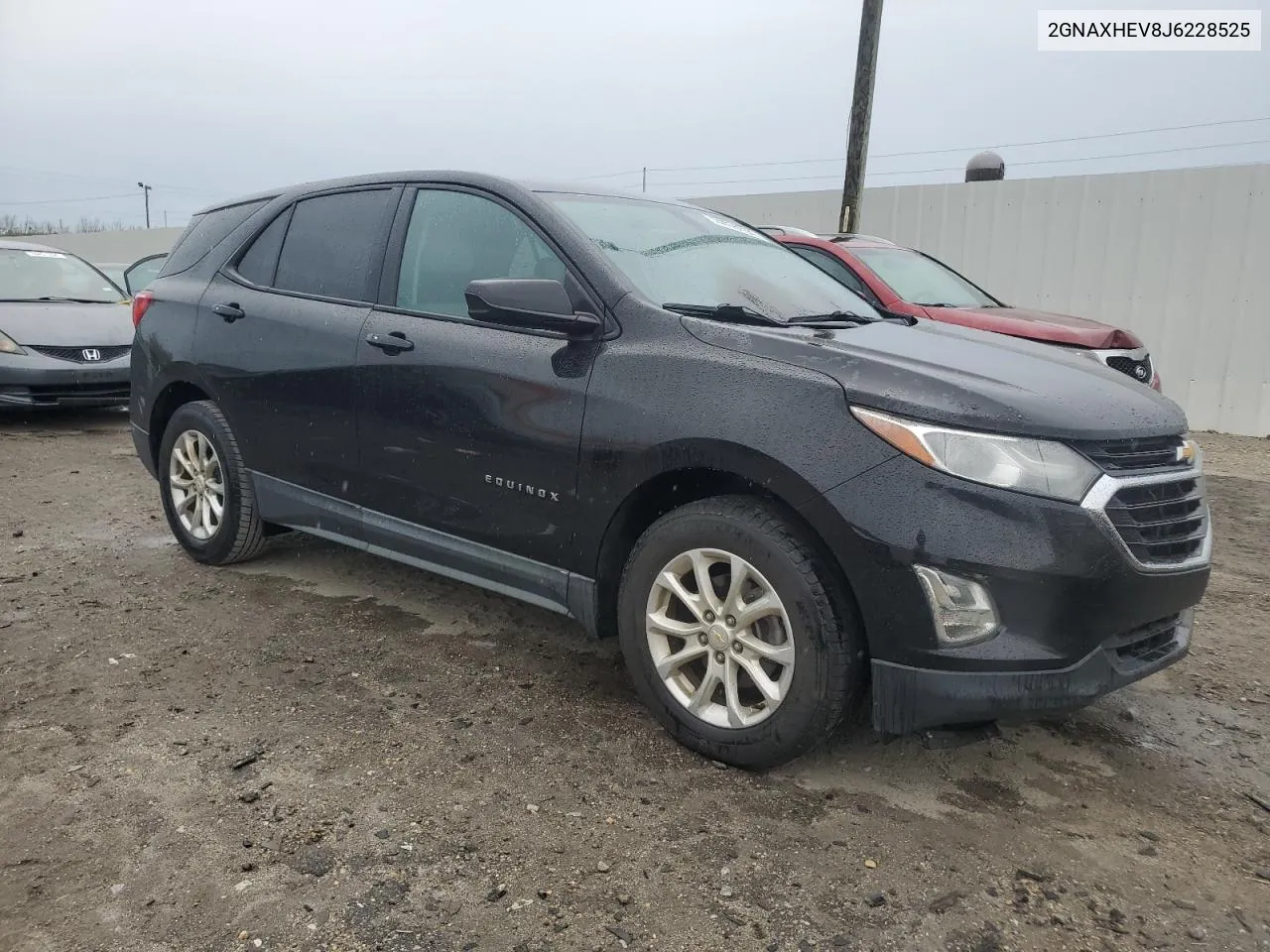 2018 Chevrolet Equinox Ls VIN: 2GNAXHEV8J6228525 Lot: 74055704