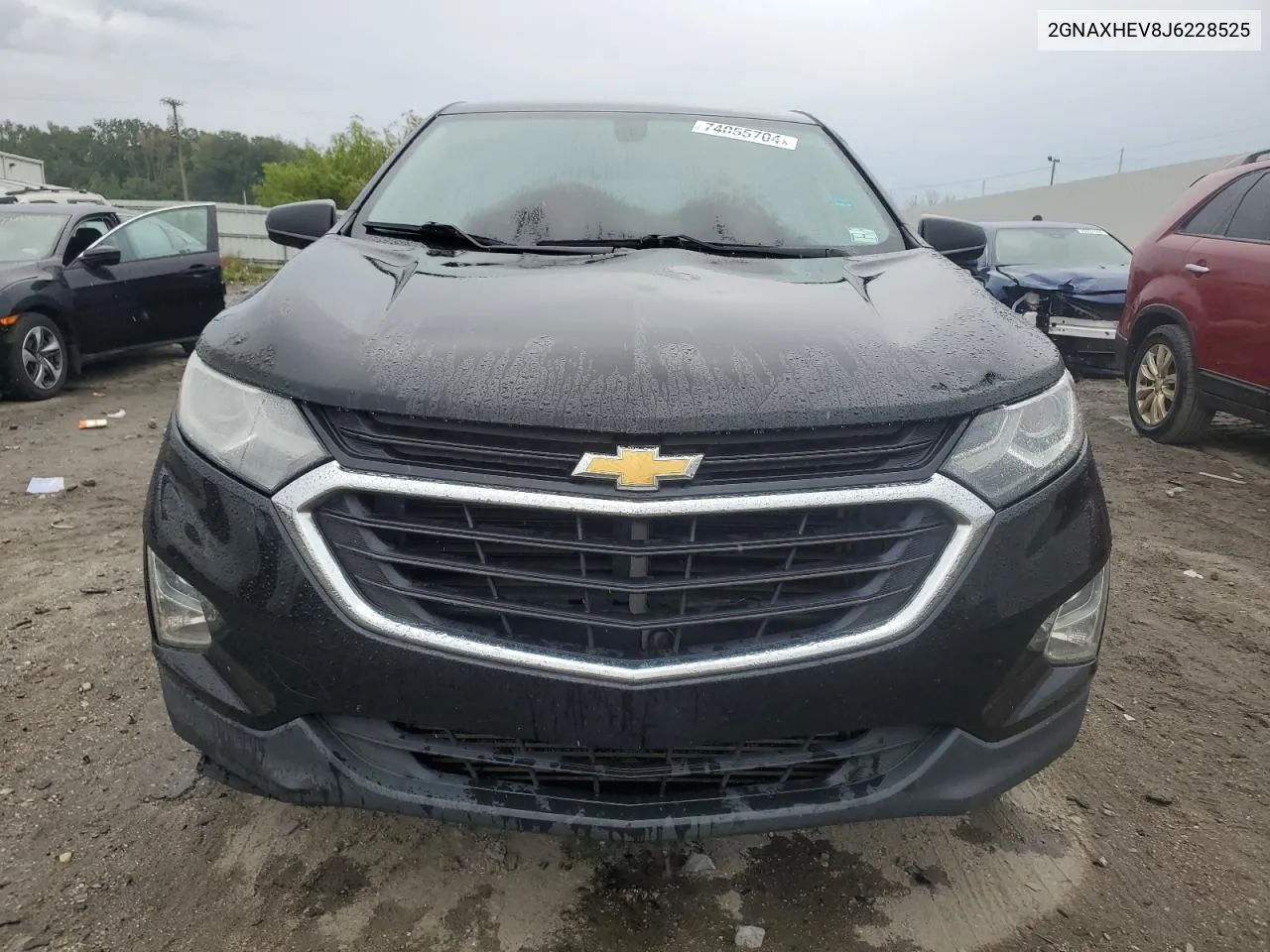 2018 Chevrolet Equinox Ls VIN: 2GNAXHEV8J6228525 Lot: 74055704