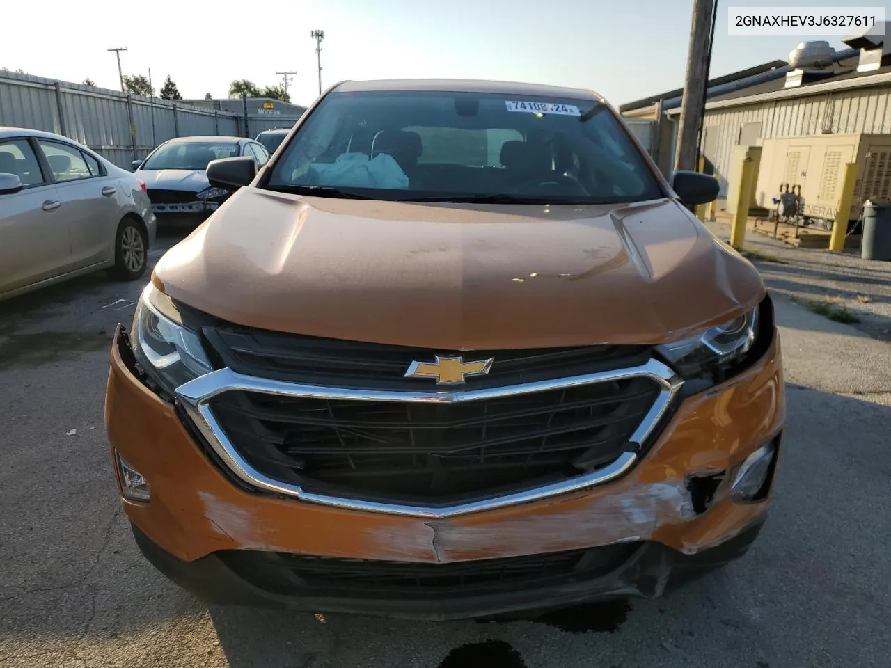 2018 Chevrolet Equinox Ls VIN: 2GNAXHEV3J6327611 Lot: 74108124