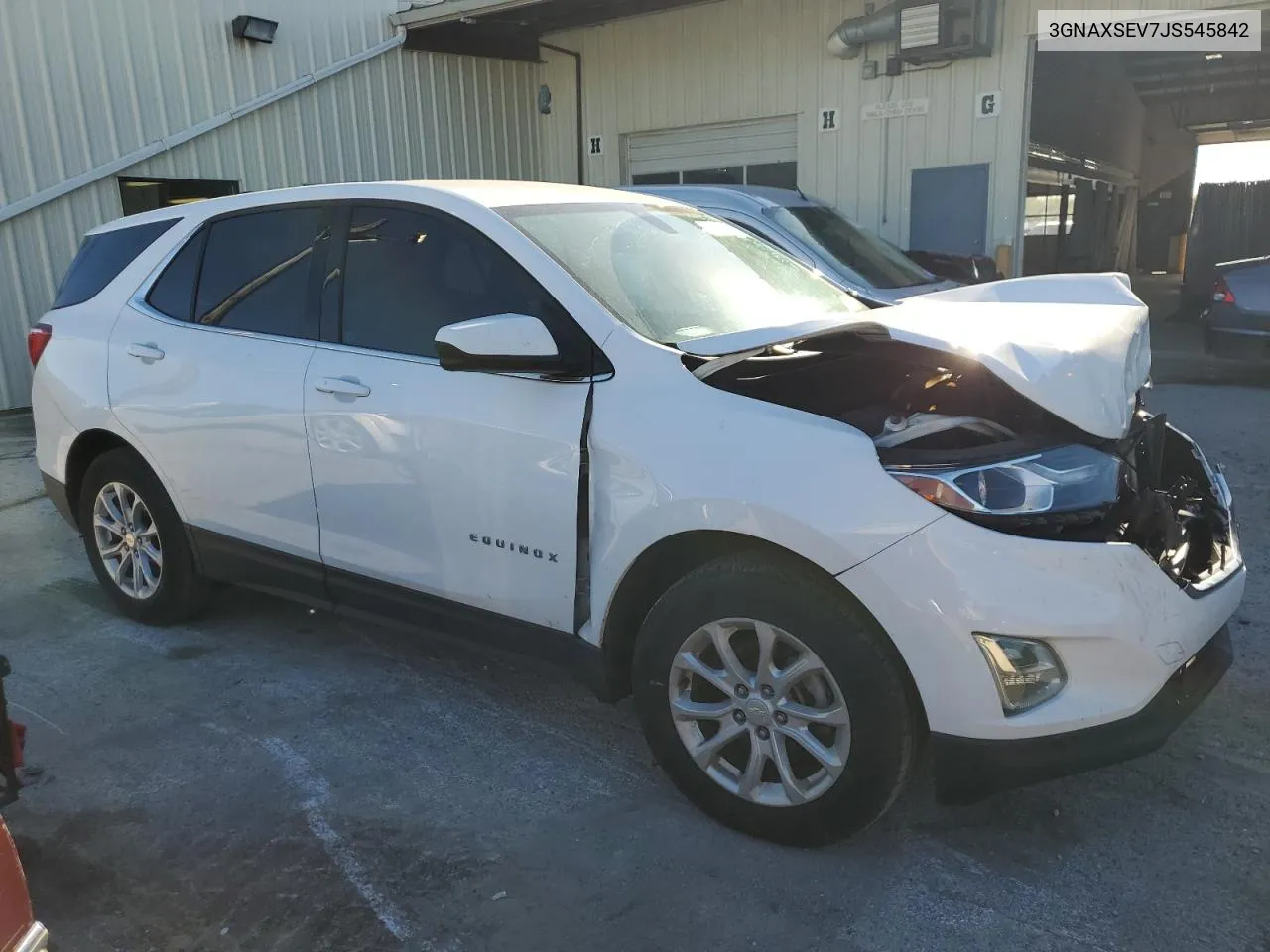 2018 Chevrolet Equinox Lt VIN: 3GNAXSEV7JS545842 Lot: 74117674