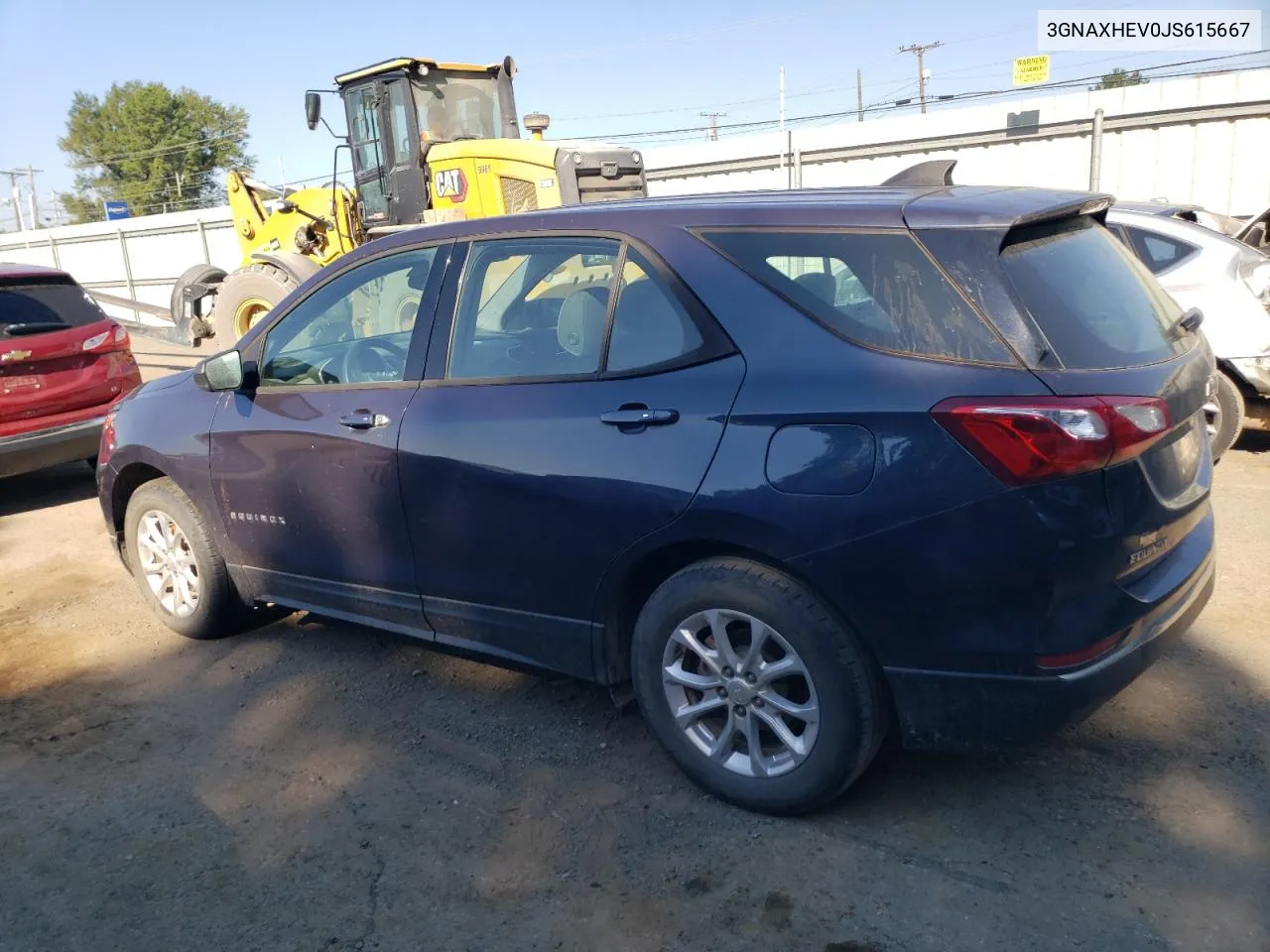 2018 Chevrolet Equinox Ls VIN: 3GNAXHEV0JS615667 Lot: 74128514