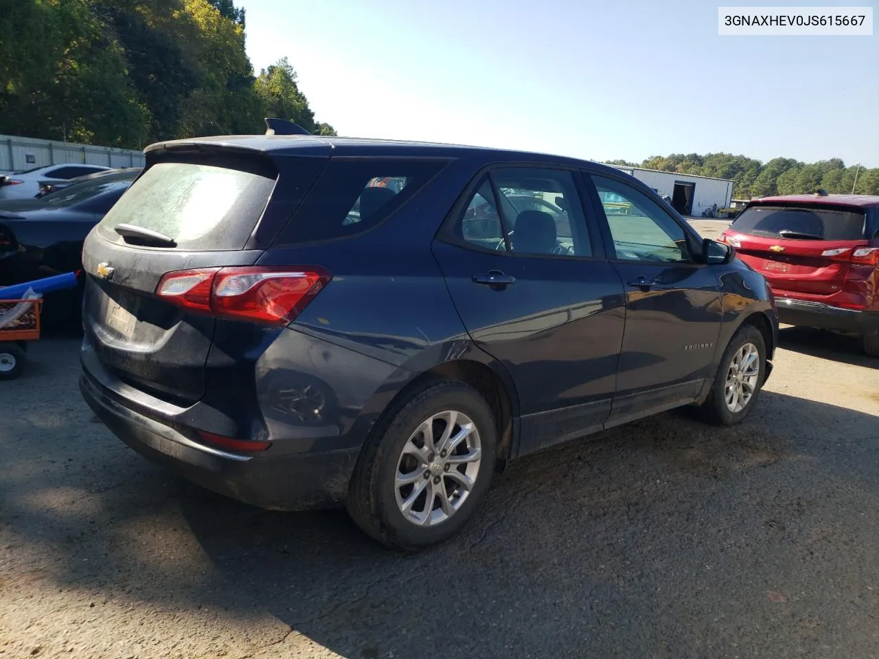 2018 Chevrolet Equinox Ls VIN: 3GNAXHEV0JS615667 Lot: 74128514