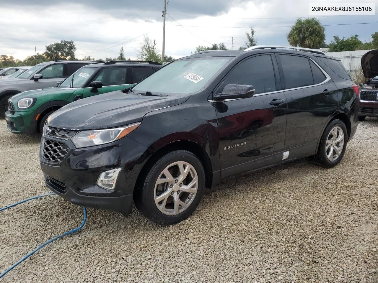 2018 Chevrolet Equinox Lt VIN: 2GNAXKEX8J6155106 Lot: 74129334