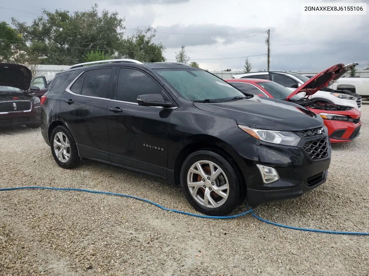 2018 Chevrolet Equinox Lt VIN: 2GNAXKEX8J6155106 Lot: 74129334