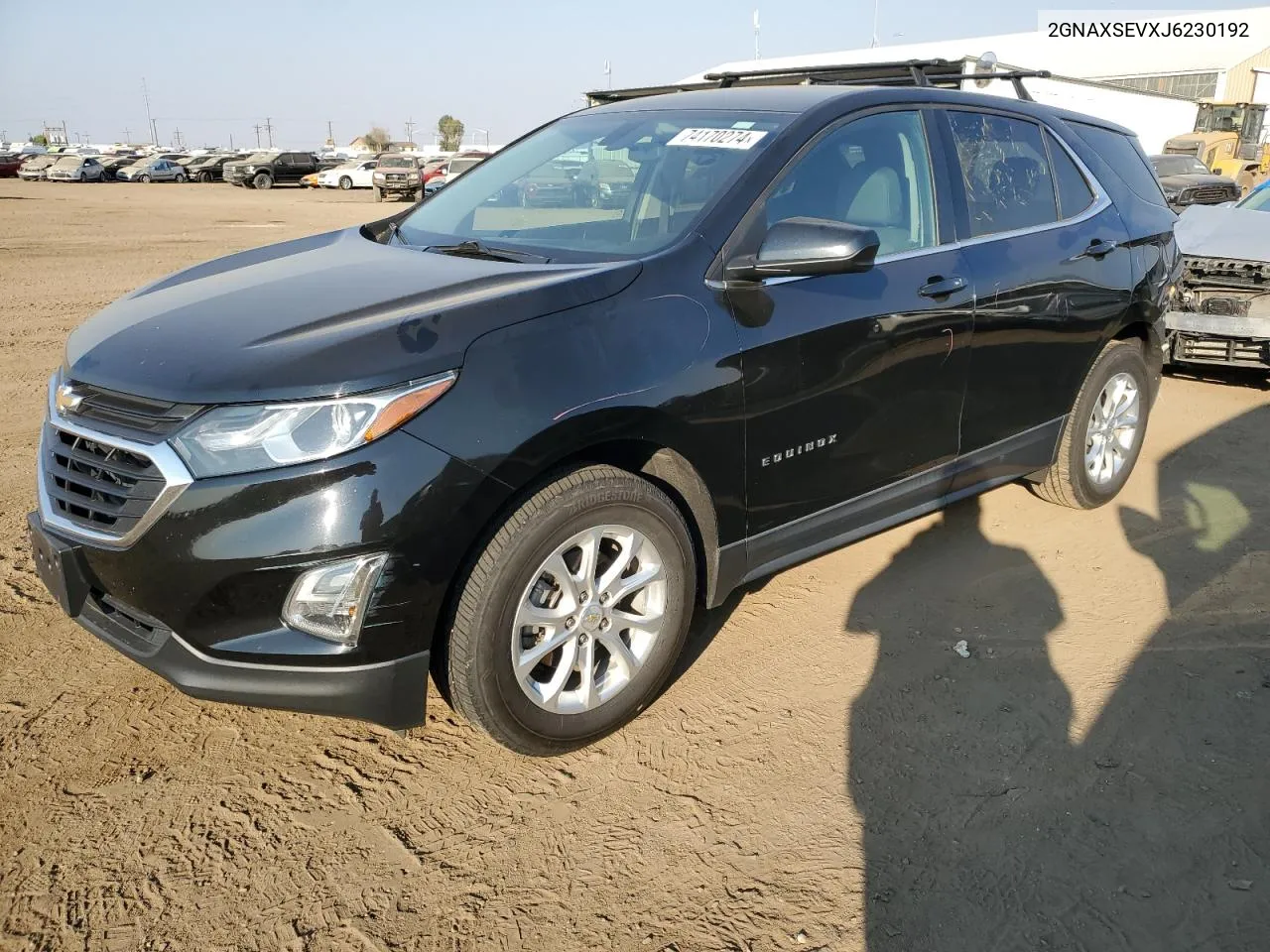 2GNAXSEVXJ6230192 2018 Chevrolet Equinox Lt