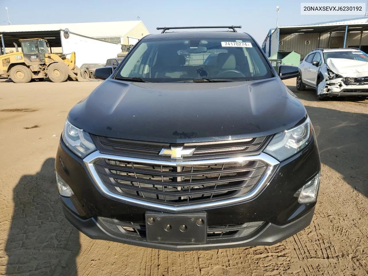 2018 Chevrolet Equinox Lt VIN: 2GNAXSEVXJ6230192 Lot: 74170274