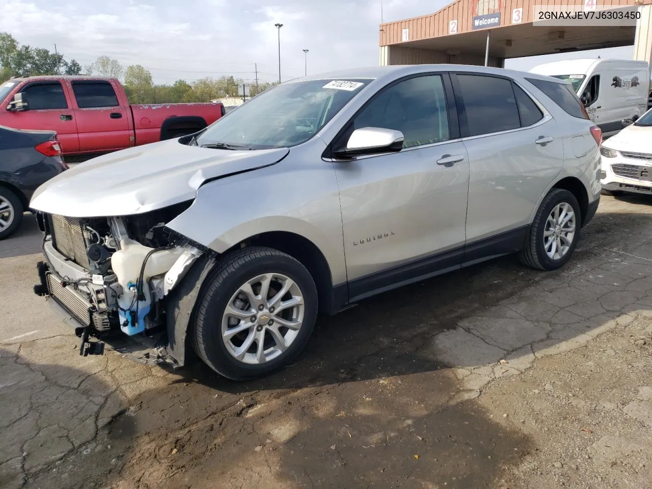 2018 Chevrolet Equinox Lt VIN: 2GNAXJEV7J6303450 Lot: 74182714