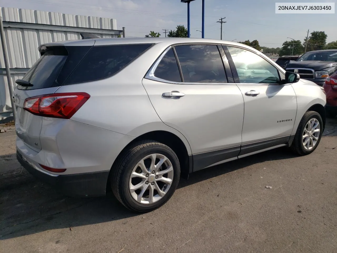 2018 Chevrolet Equinox Lt VIN: 2GNAXJEV7J6303450 Lot: 74182714