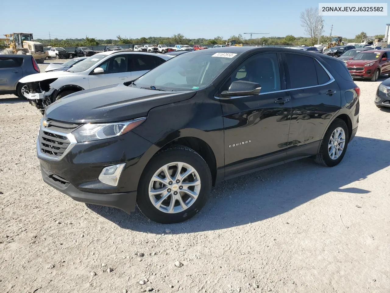 2GNAXJEV2J6325582 2018 Chevrolet Equinox Lt