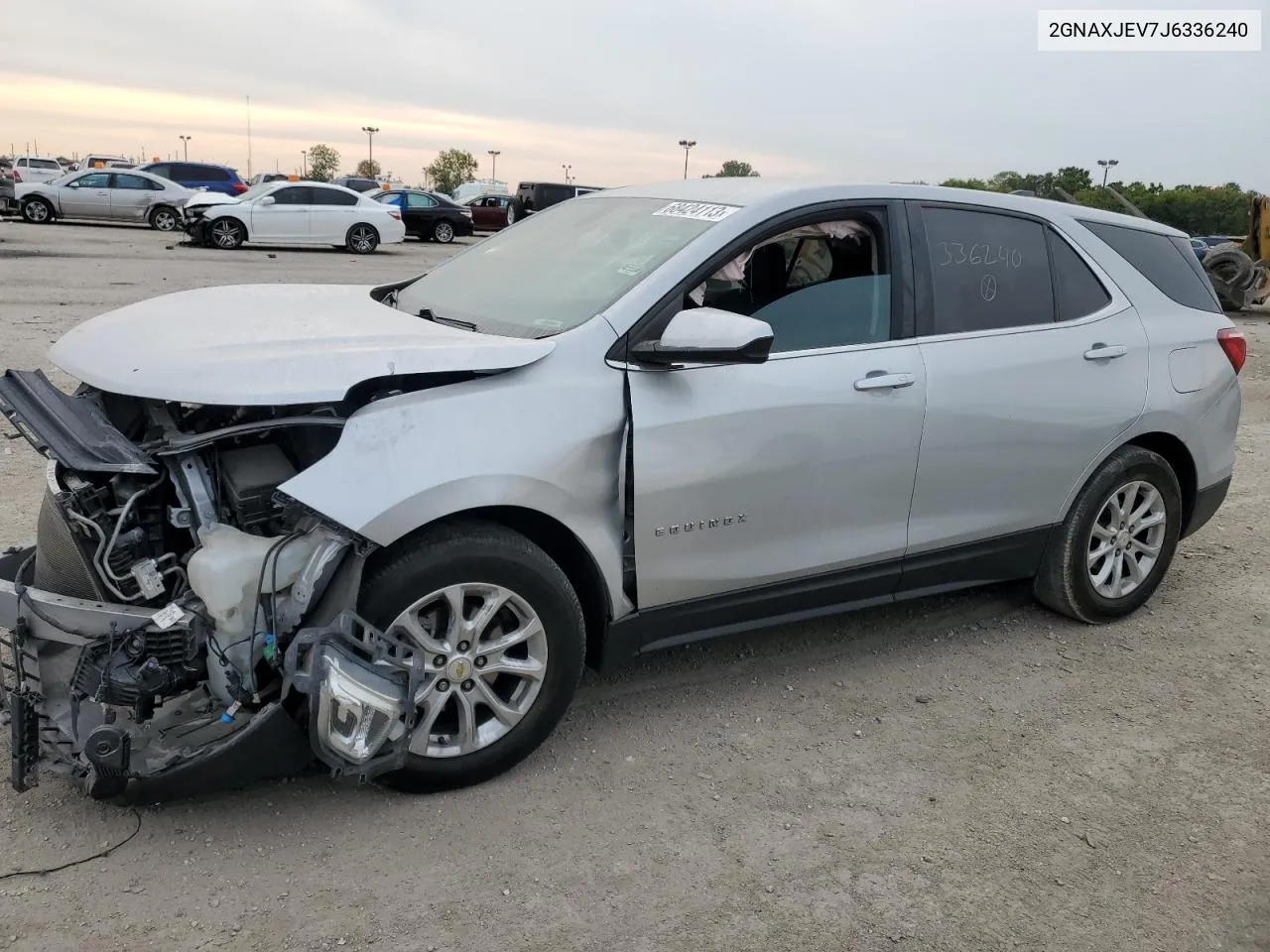 2018 Chevrolet Equinox Lt VIN: 2GNAXJEV7J6336240 Lot: 74192804