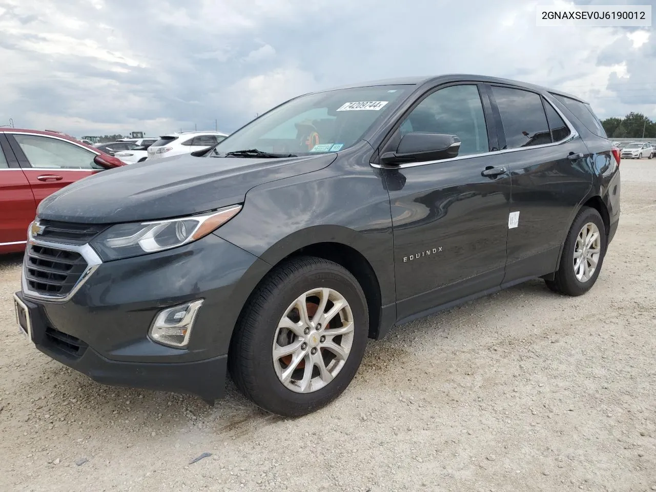 2018 Chevrolet Equinox Lt VIN: 2GNAXSEV0J6190012 Lot: 74209744