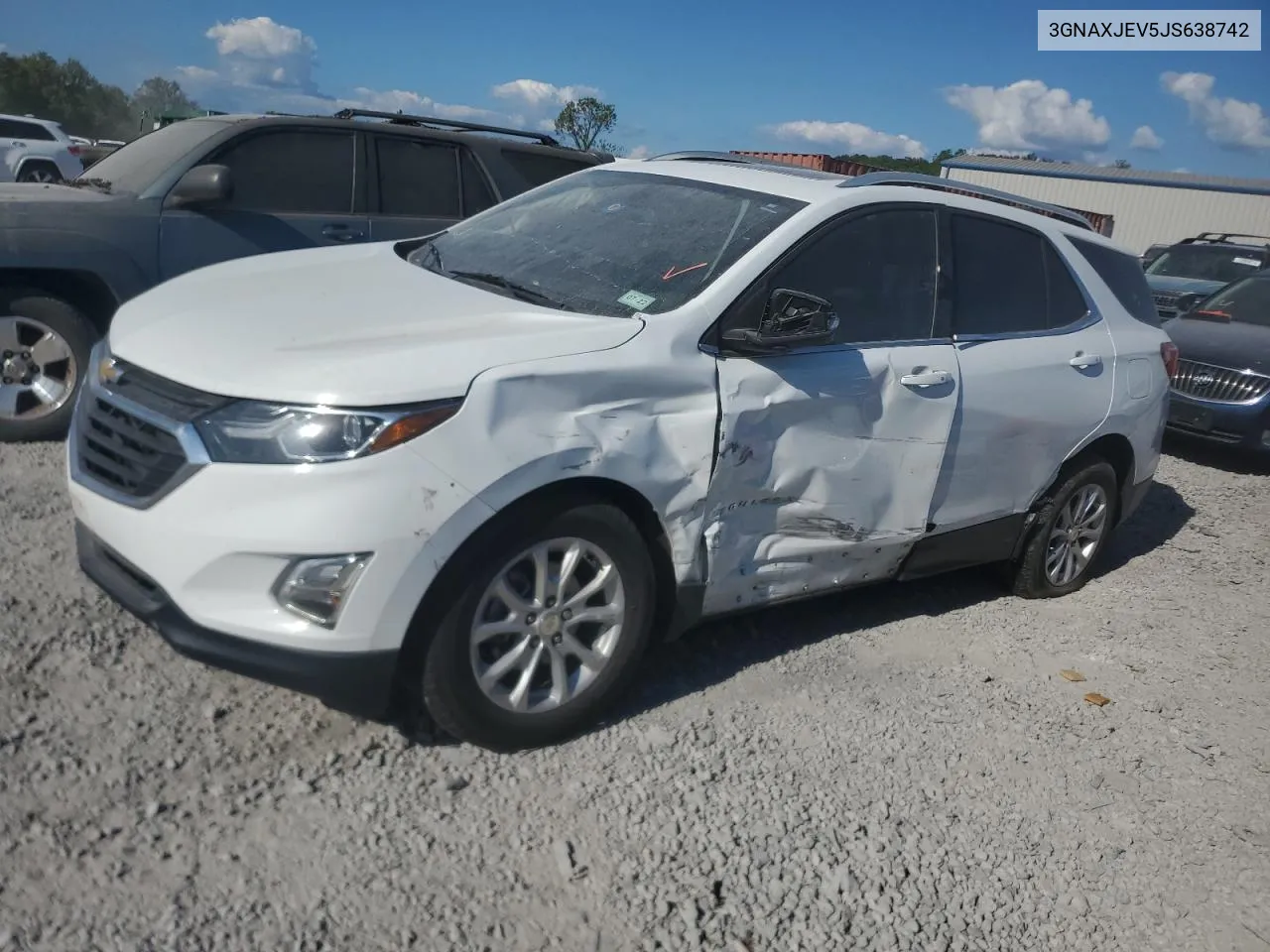 2018 Chevrolet Equinox Lt VIN: 3GNAXJEV5JS638742 Lot: 74222254