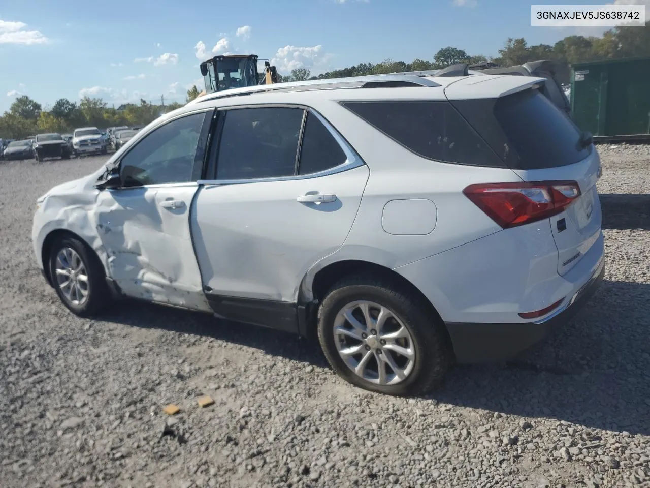 2018 Chevrolet Equinox Lt VIN: 3GNAXJEV5JS638742 Lot: 74222254