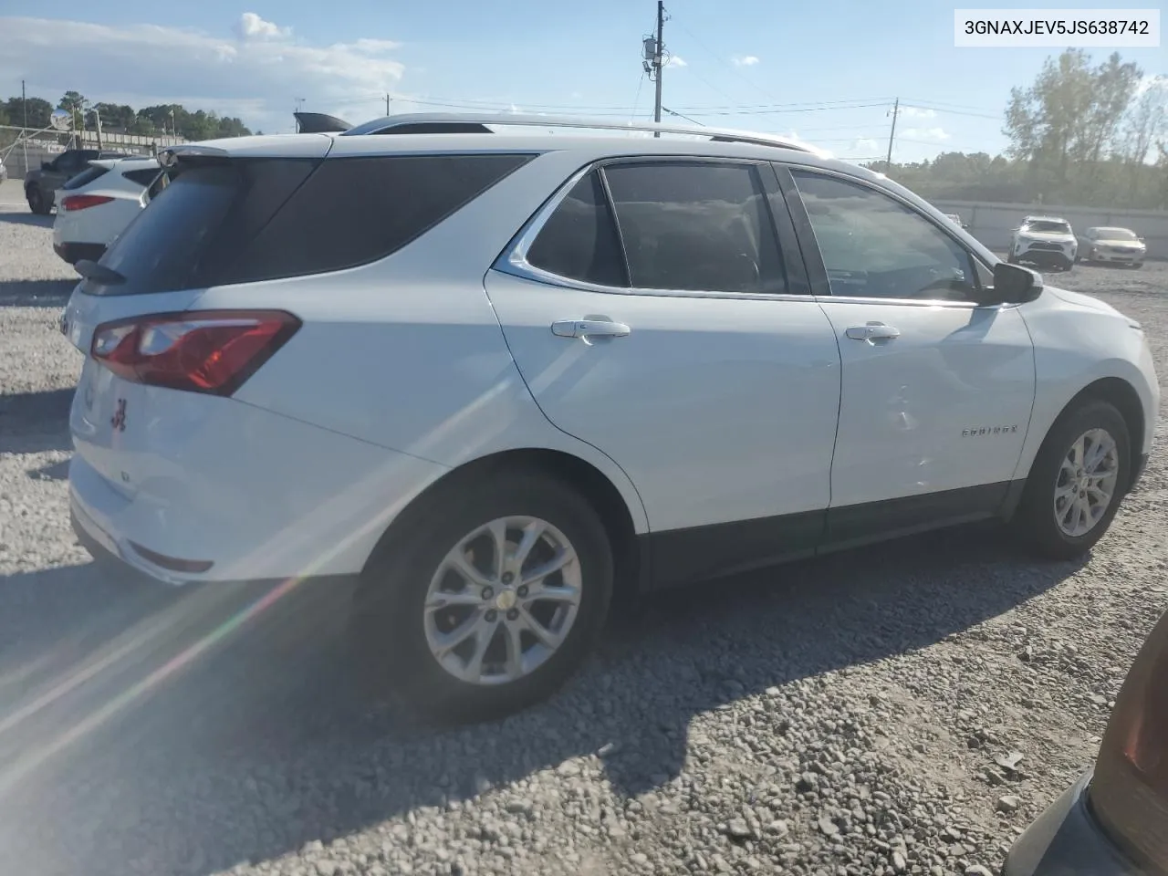 2018 Chevrolet Equinox Lt VIN: 3GNAXJEV5JS638742 Lot: 74222254