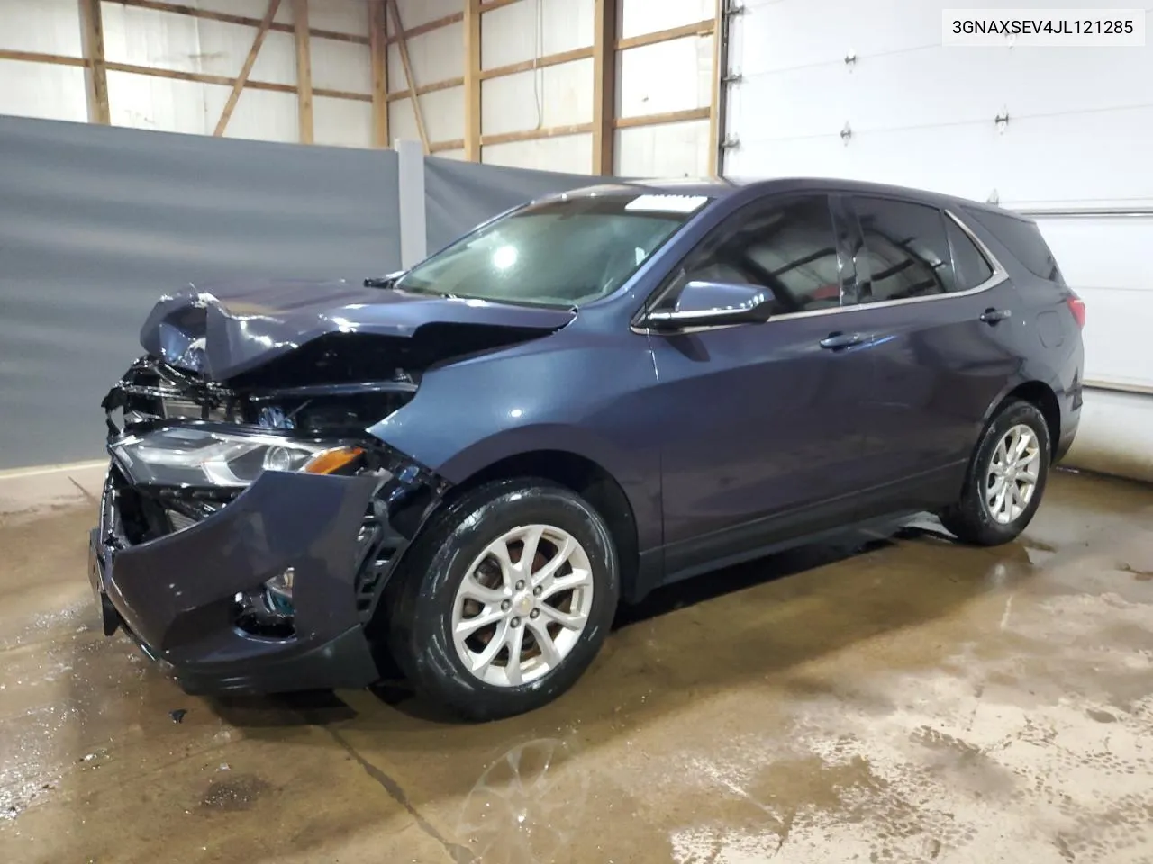 2018 Chevrolet Equinox Lt VIN: 3GNAXSEV4JL121285 Lot: 74240044