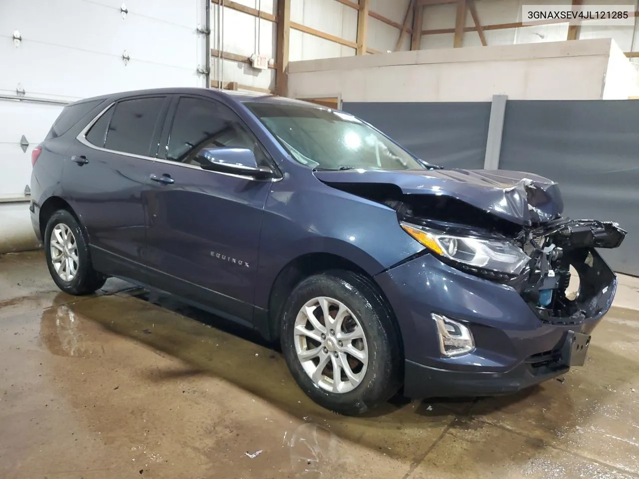 2018 Chevrolet Equinox Lt VIN: 3GNAXSEV4JL121285 Lot: 74240044