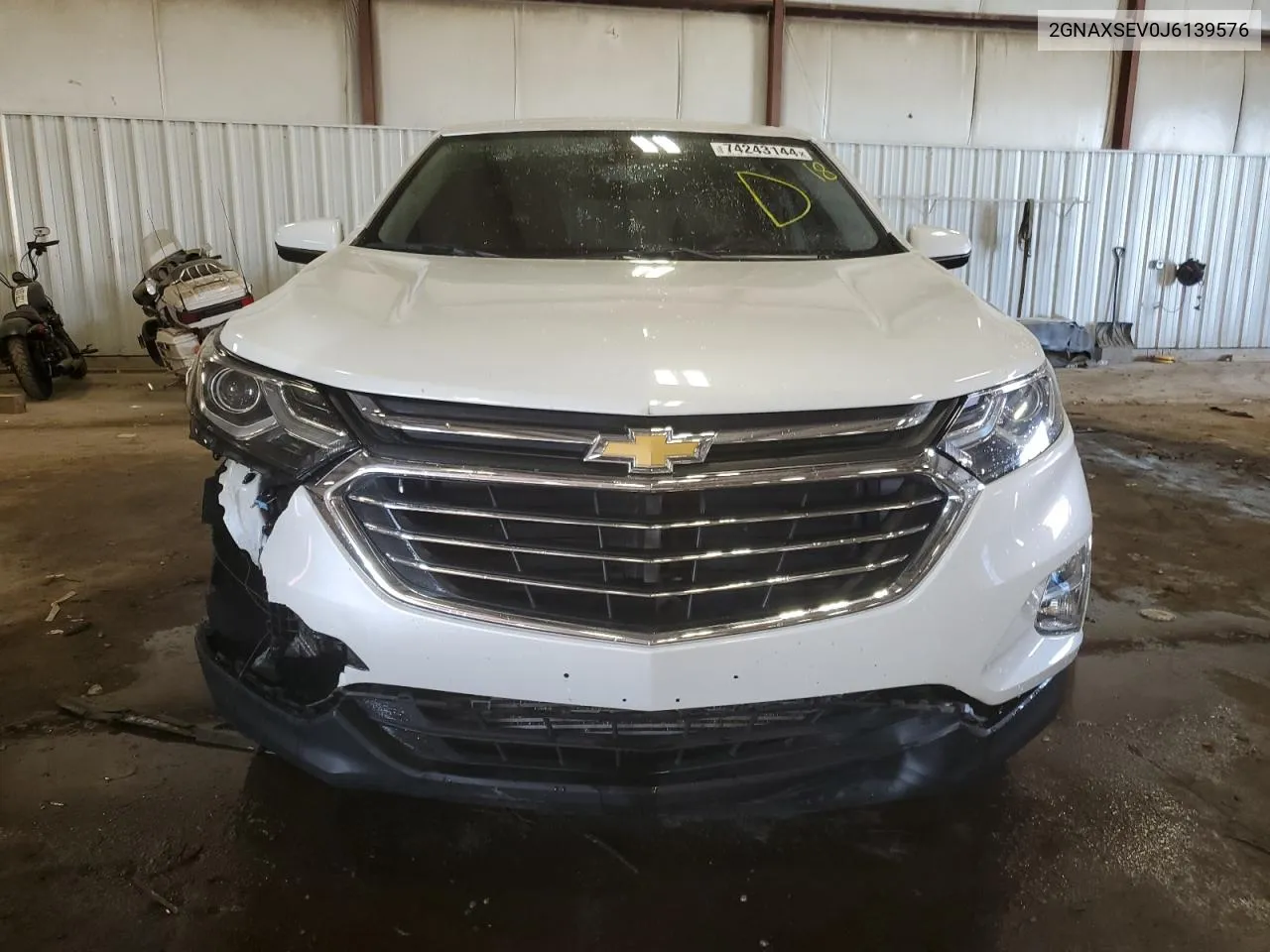 2018 Chevrolet Equinox Lt VIN: 2GNAXSEV0J6139576 Lot: 74243144