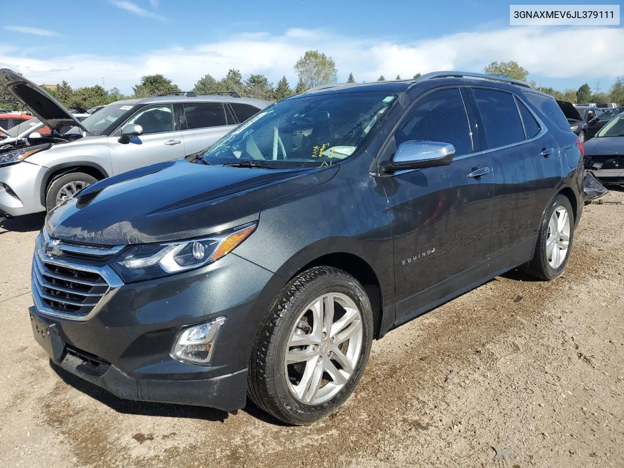 2018 Chevrolet Equinox Premier VIN: 3GNAXMEV6JL379111 Lot: 74245834