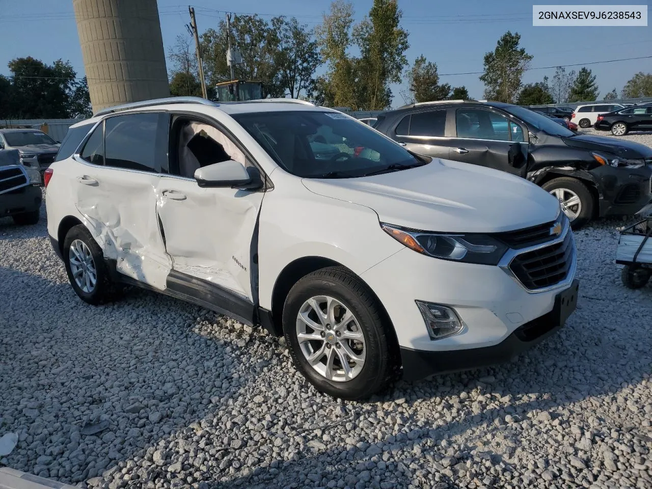 2018 Chevrolet Equinox Lt VIN: 2GNAXSEV9J6238543 Lot: 74261094