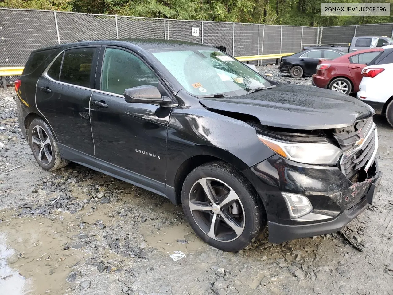 2GNAXJEV1J6268596 2018 Chevrolet Equinox Lt