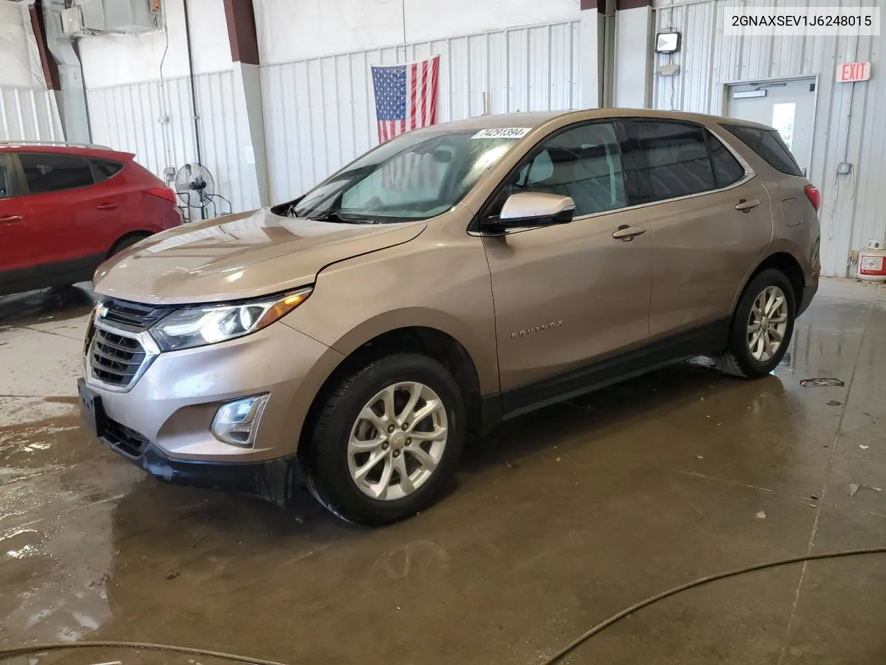 2018 Chevrolet Equinox Lt VIN: 2GNAXSEV1J6248015 Lot: 74291394