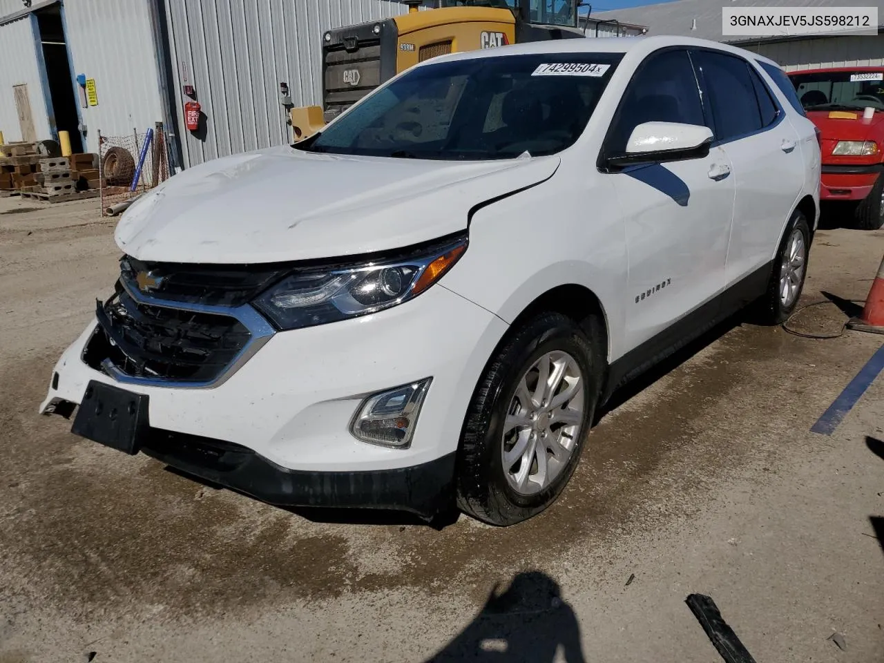 2018 Chevrolet Equinox Lt VIN: 3GNAXJEV5JS598212 Lot: 74299504