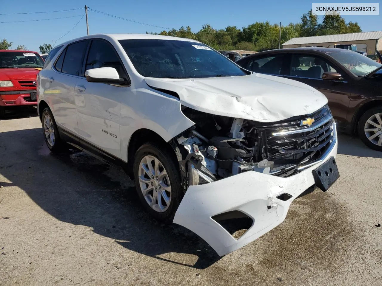 2018 Chevrolet Equinox Lt VIN: 3GNAXJEV5JS598212 Lot: 74299504