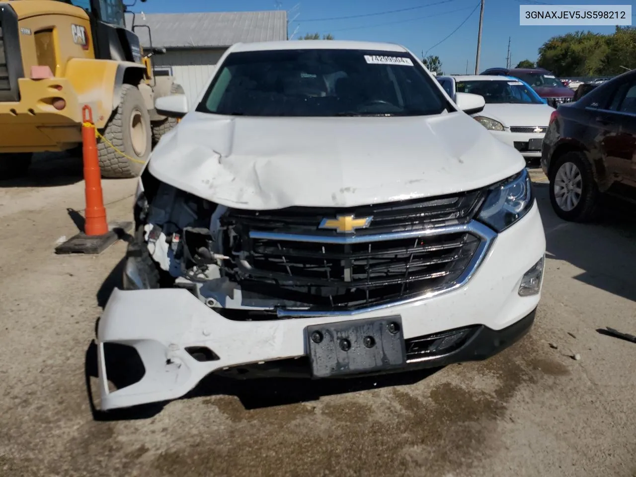 2018 Chevrolet Equinox Lt VIN: 3GNAXJEV5JS598212 Lot: 74299504