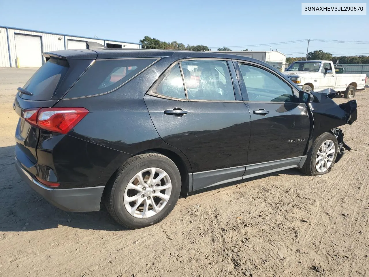 2018 Chevrolet Equinox Ls VIN: 3GNAXHEV3JL290670 Lot: 74319244