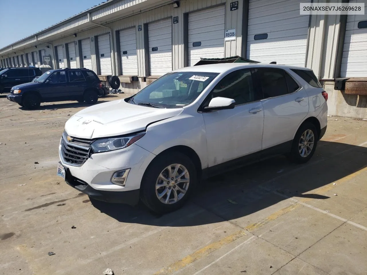 2018 Chevrolet Equinox Lt VIN: 2GNAXSEV7J6269628 Lot: 74320274