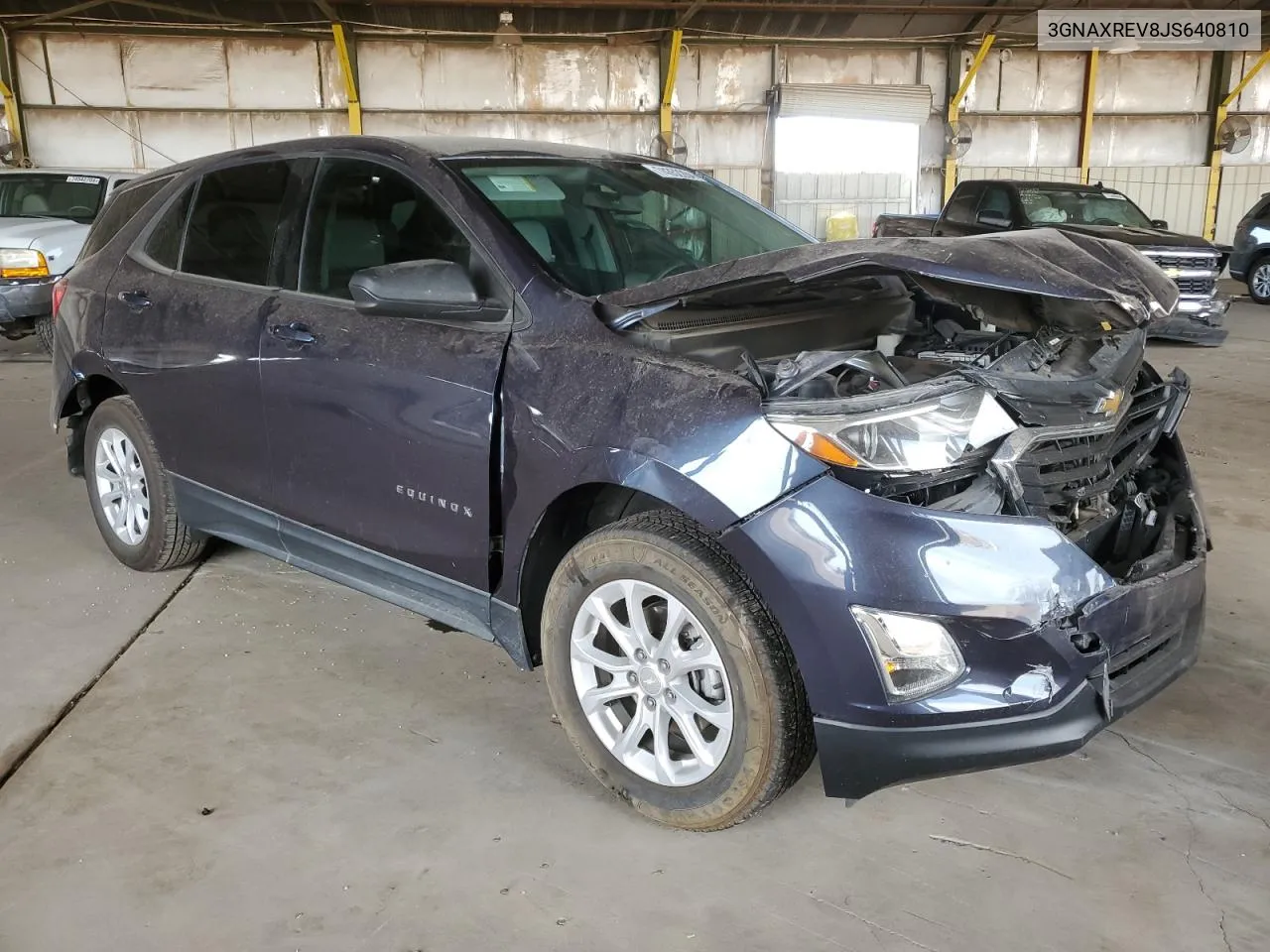 2018 Chevrolet Equinox Ls VIN: 3GNAXREV8JS640810 Lot: 74352264