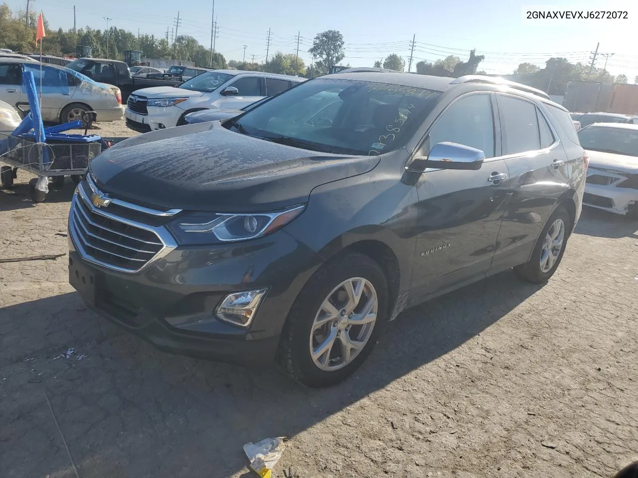 2018 Chevrolet Equinox Premier VIN: 2GNAXVEVXJ6272072 Lot: 74385874