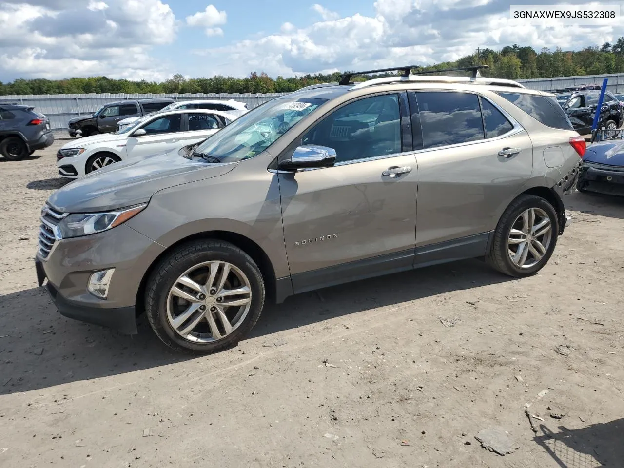 2018 Chevrolet Equinox Premier VIN: 3GNAXWEX9JS532308 Lot: 74392494