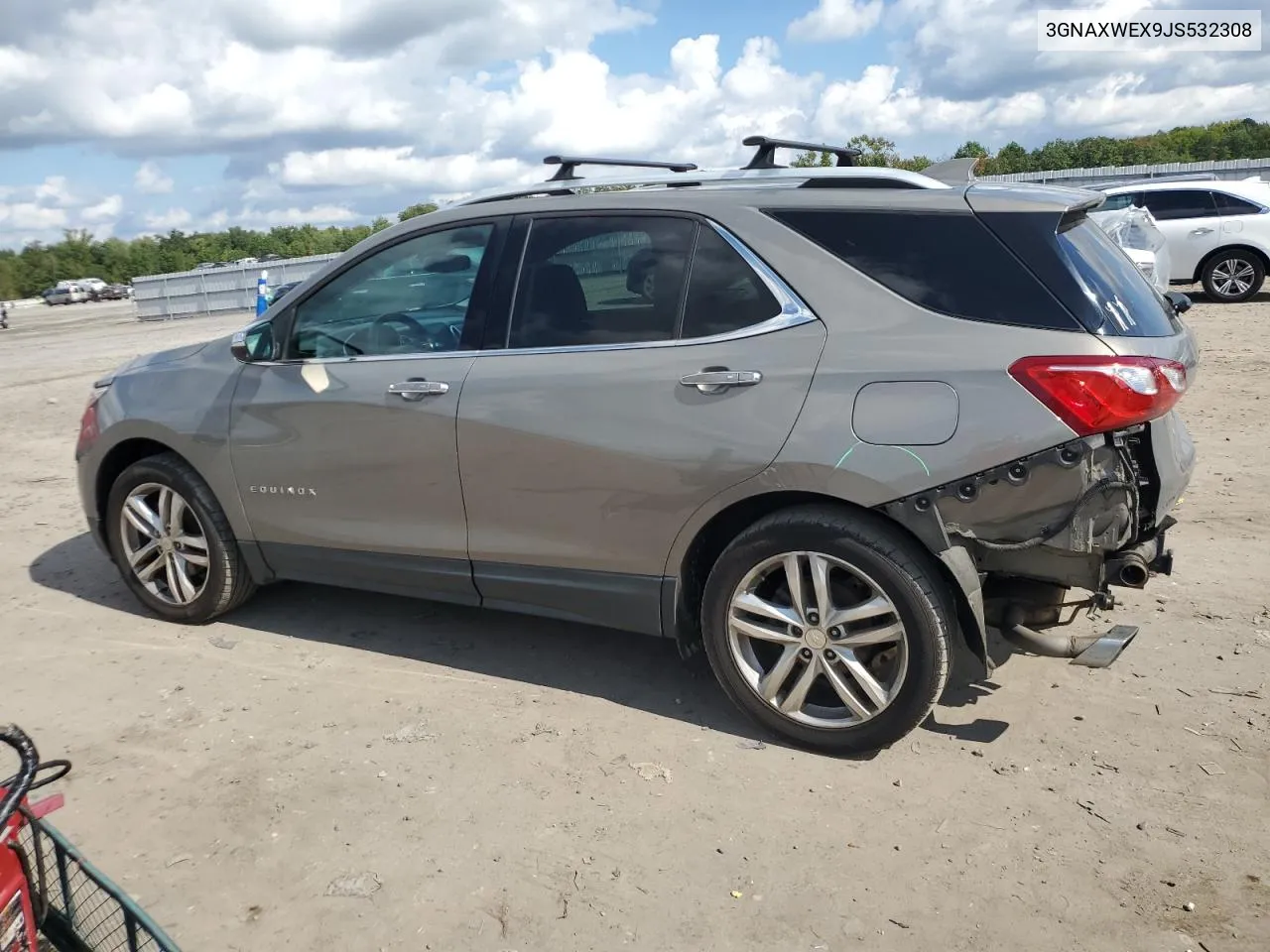 2018 Chevrolet Equinox Premier VIN: 3GNAXWEX9JS532308 Lot: 74392494