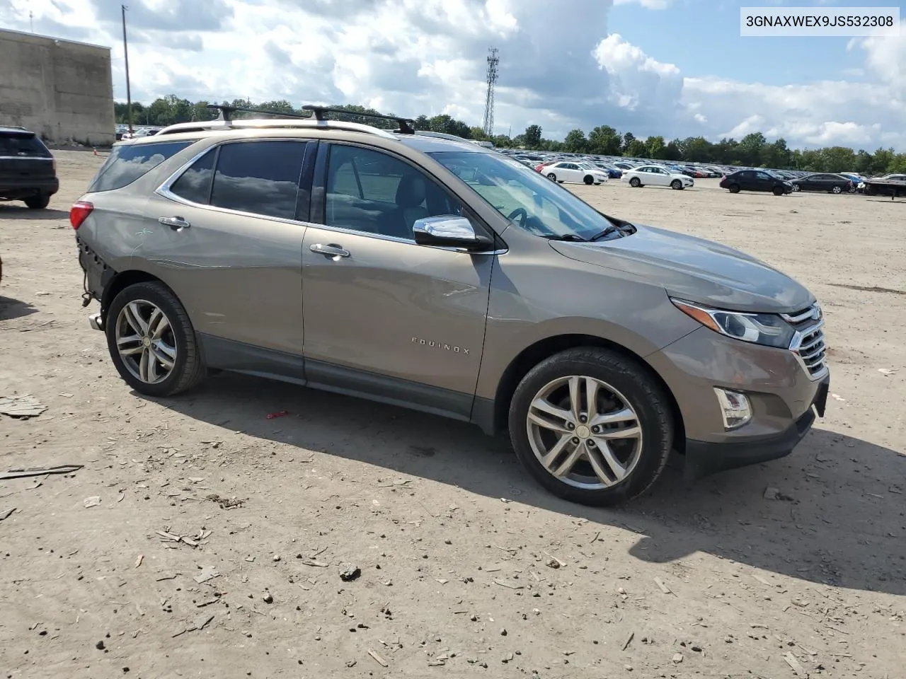 2018 Chevrolet Equinox Premier VIN: 3GNAXWEX9JS532308 Lot: 74392494