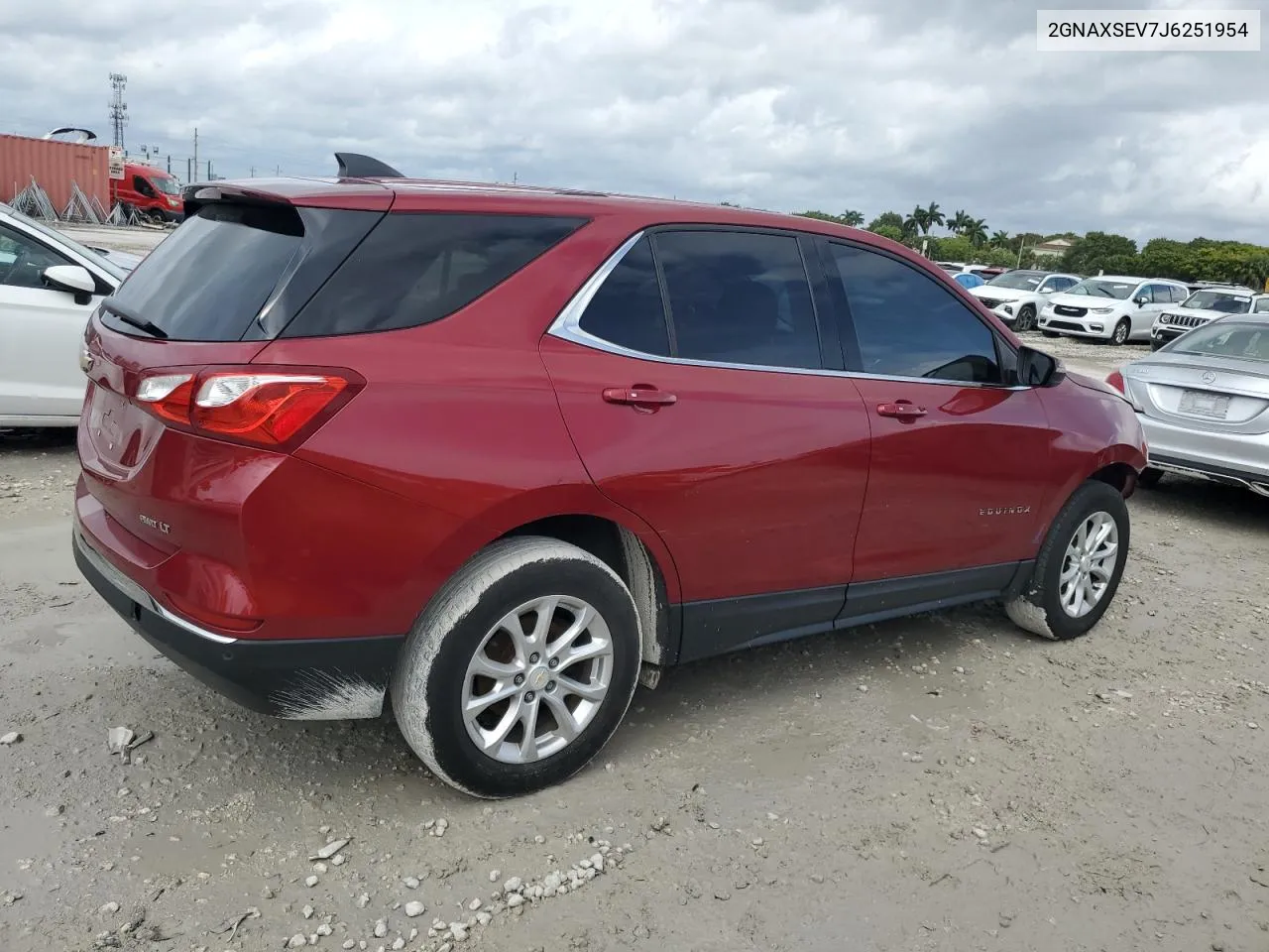 2018 Chevrolet Equinox Lt VIN: 2GNAXSEV7J6251954 Lot: 74423024