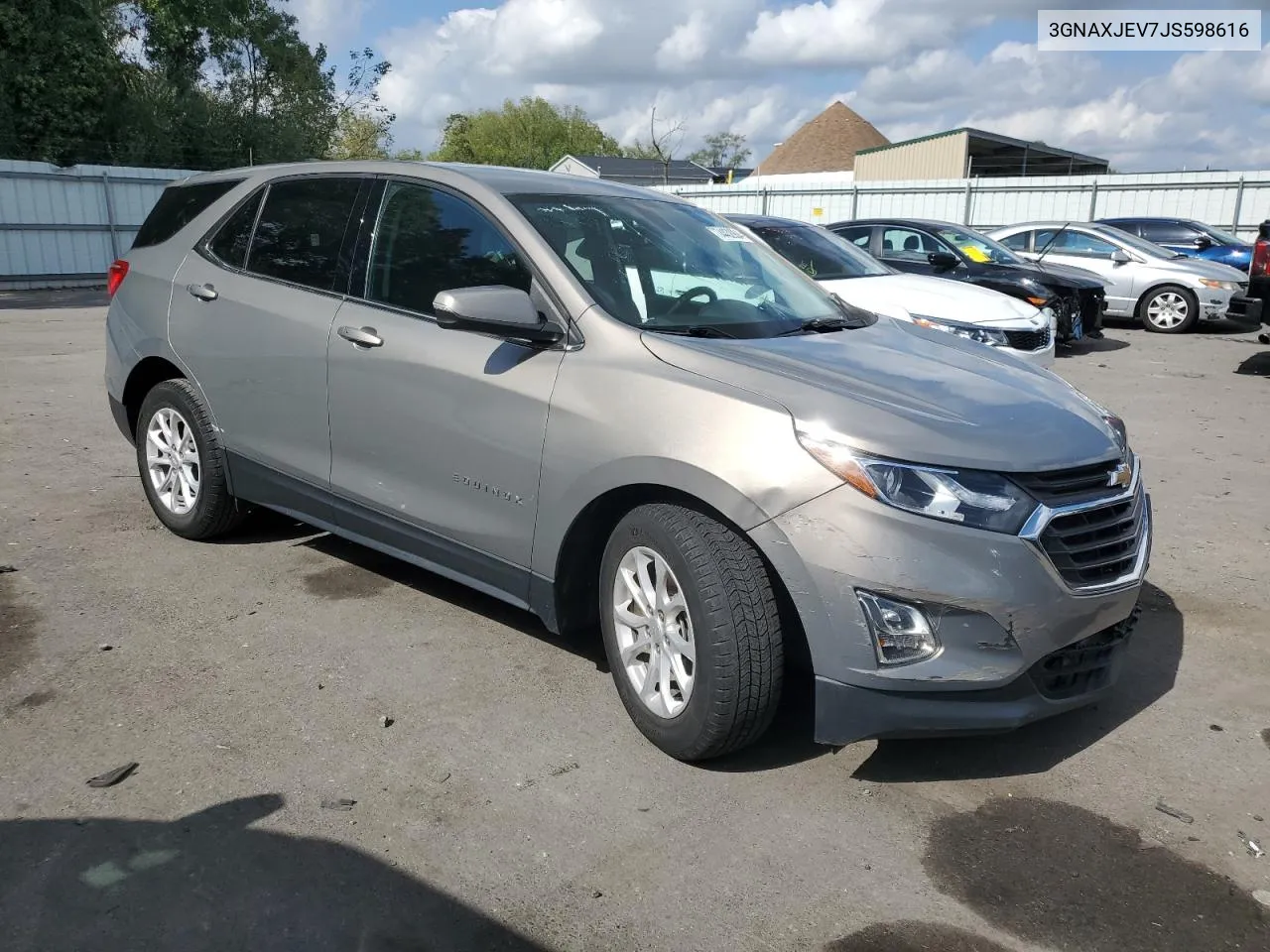 2018 Chevrolet Equinox Lt VIN: 3GNAXJEV7JS598616 Lot: 74432904