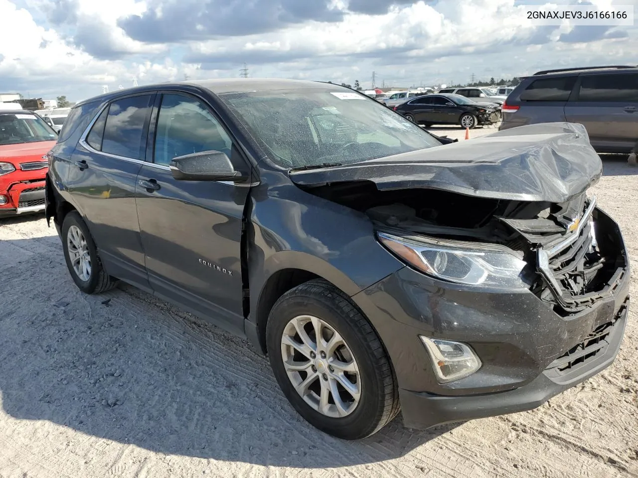 2018 Chevrolet Equinox Lt VIN: 2GNAXJEV3J6166166 Lot: 74437544