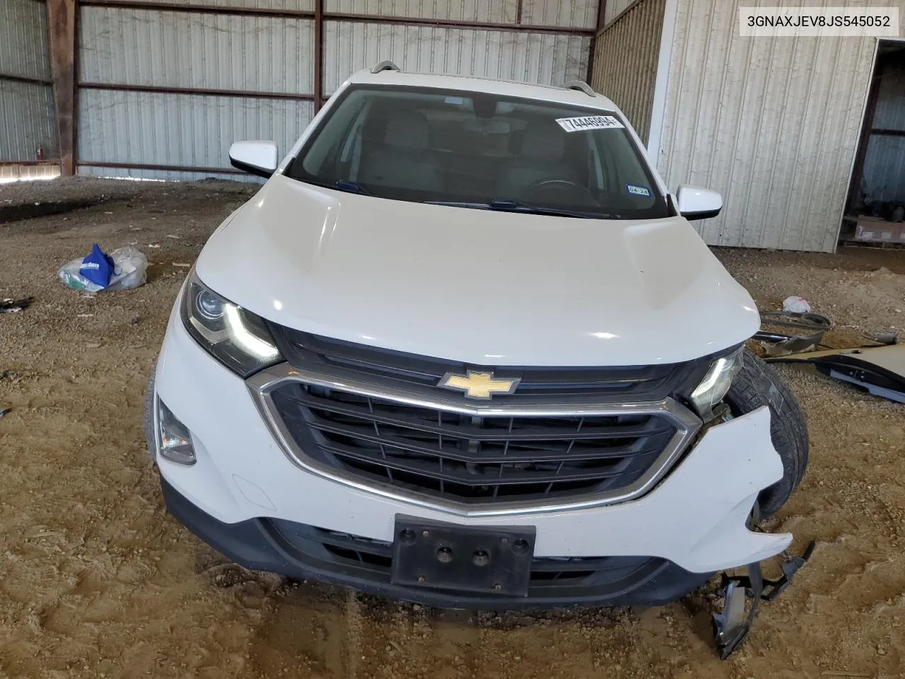 2018 Chevrolet Equinox Lt VIN: 3GNAXJEV8JS545052 Lot: 74446994