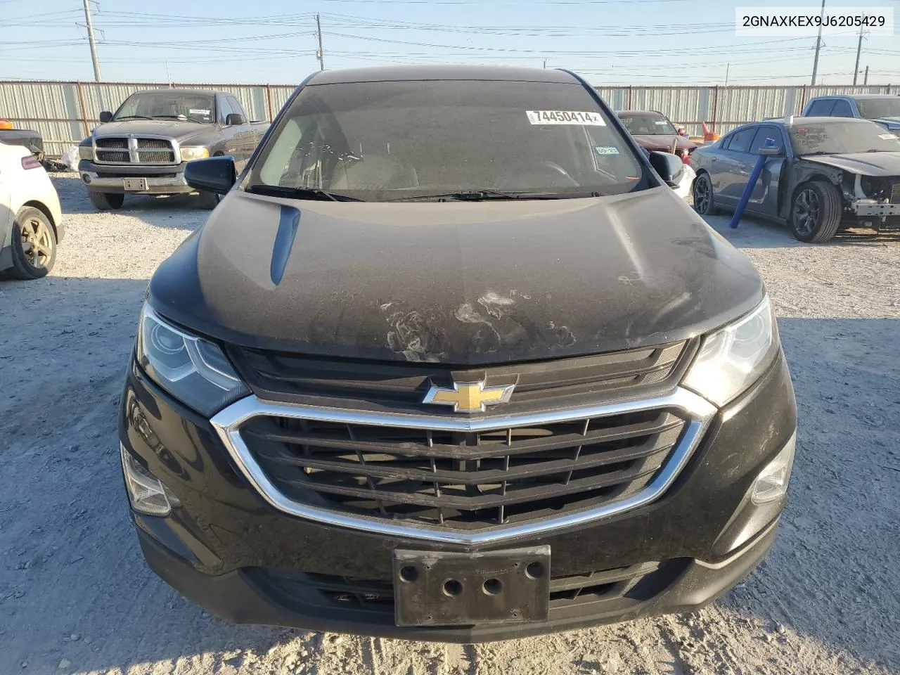 2018 Chevrolet Equinox Lt VIN: 2GNAXKEX9J6205429 Lot: 74450414