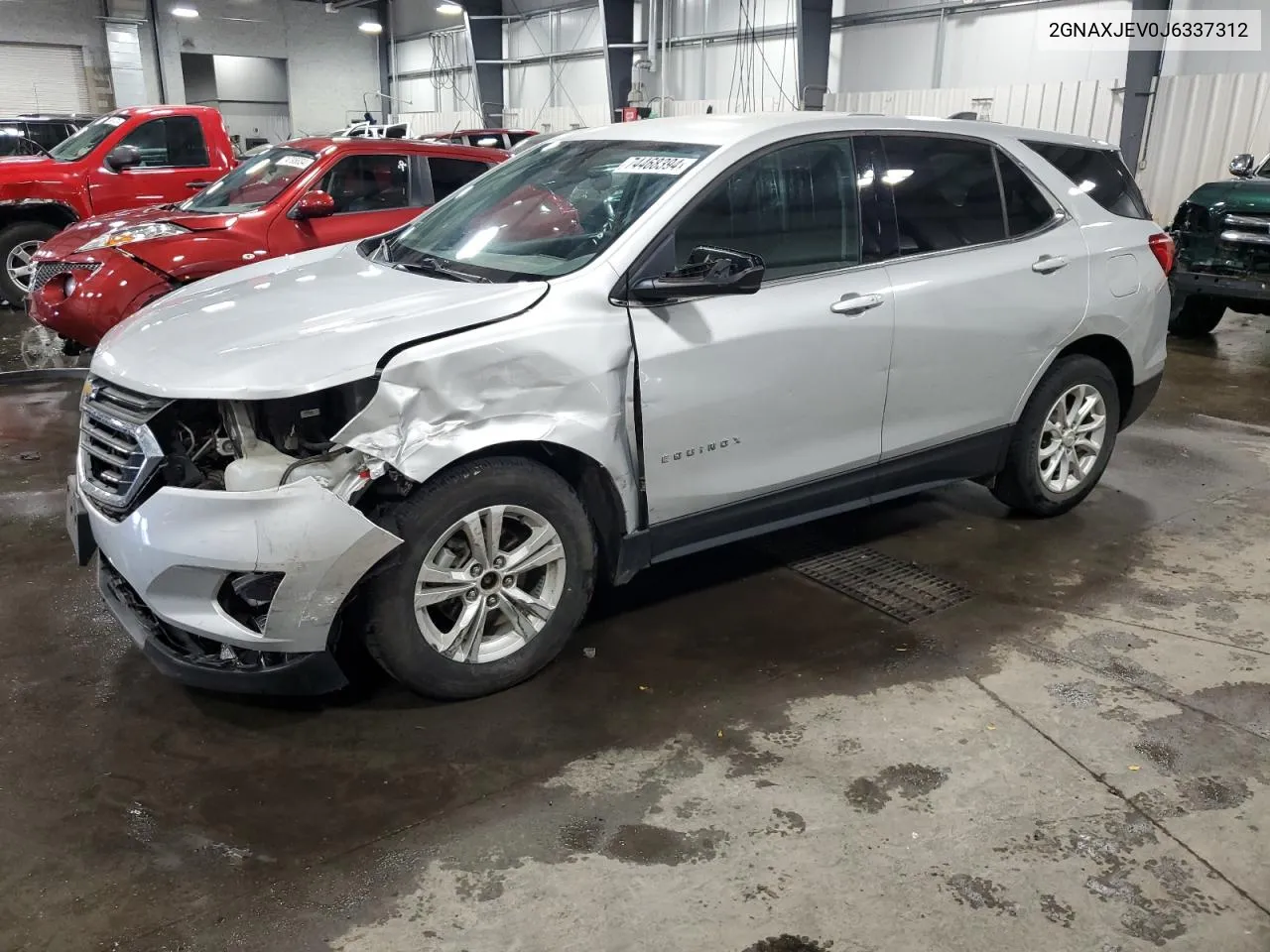 2018 Chevrolet Equinox Lt VIN: 2GNAXJEV0J6337312 Lot: 74468394