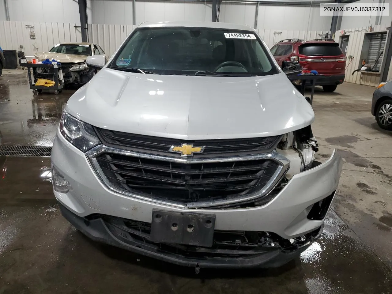 2018 Chevrolet Equinox Lt VIN: 2GNAXJEV0J6337312 Lot: 74468394