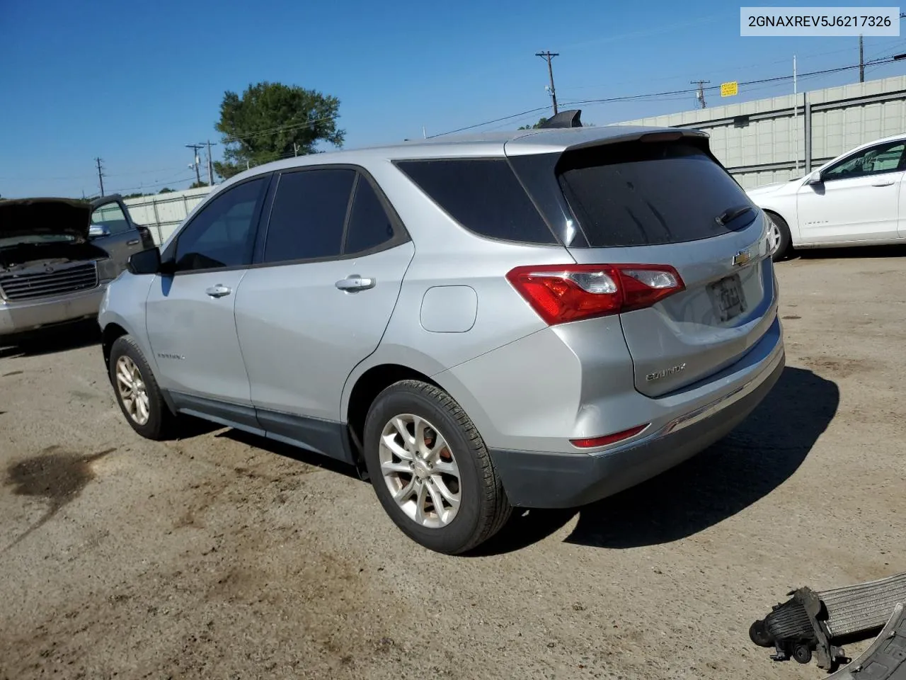 2018 Chevrolet Equinox Ls VIN: 2GNAXREV5J6217326 Lot: 74509554