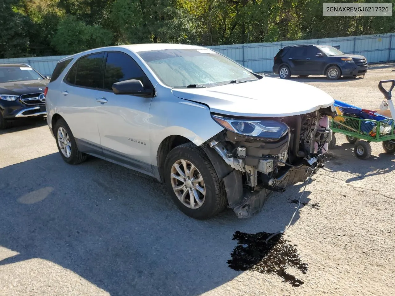 2018 Chevrolet Equinox Ls VIN: 2GNAXREV5J6217326 Lot: 74509554