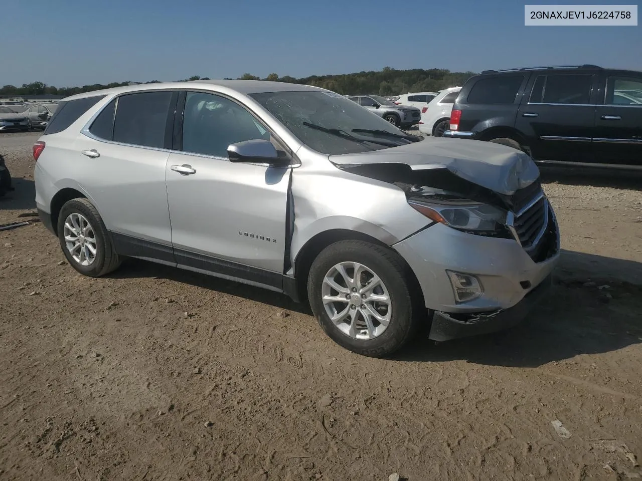 2018 Chevrolet Equinox Lt VIN: 2GNAXJEV1J6224758 Lot: 74529734