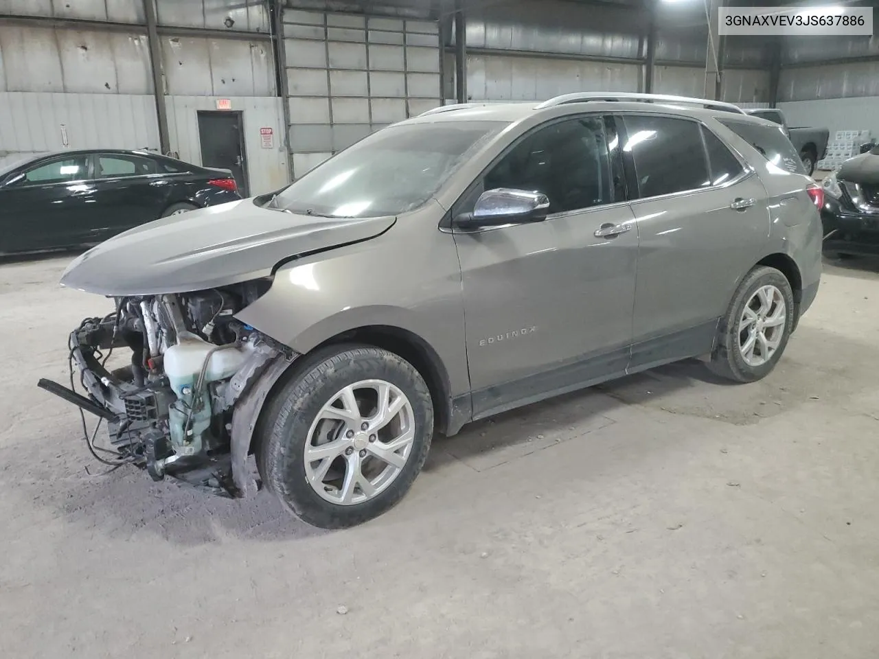 2018 Chevrolet Equinox Premier VIN: 3GNAXVEV3JS637886 Lot: 74539284