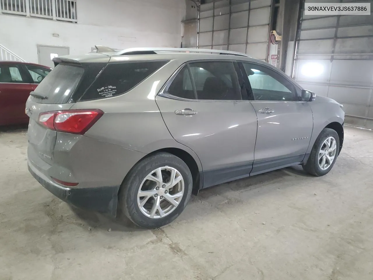 2018 Chevrolet Equinox Premier VIN: 3GNAXVEV3JS637886 Lot: 74539284